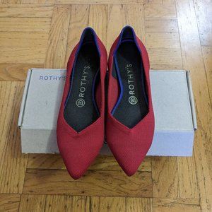 Rothy's The Point Chili Red Size 8